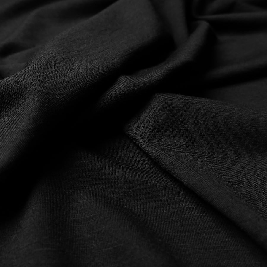 Australian Merino Jersey - Black AUD $50/m
